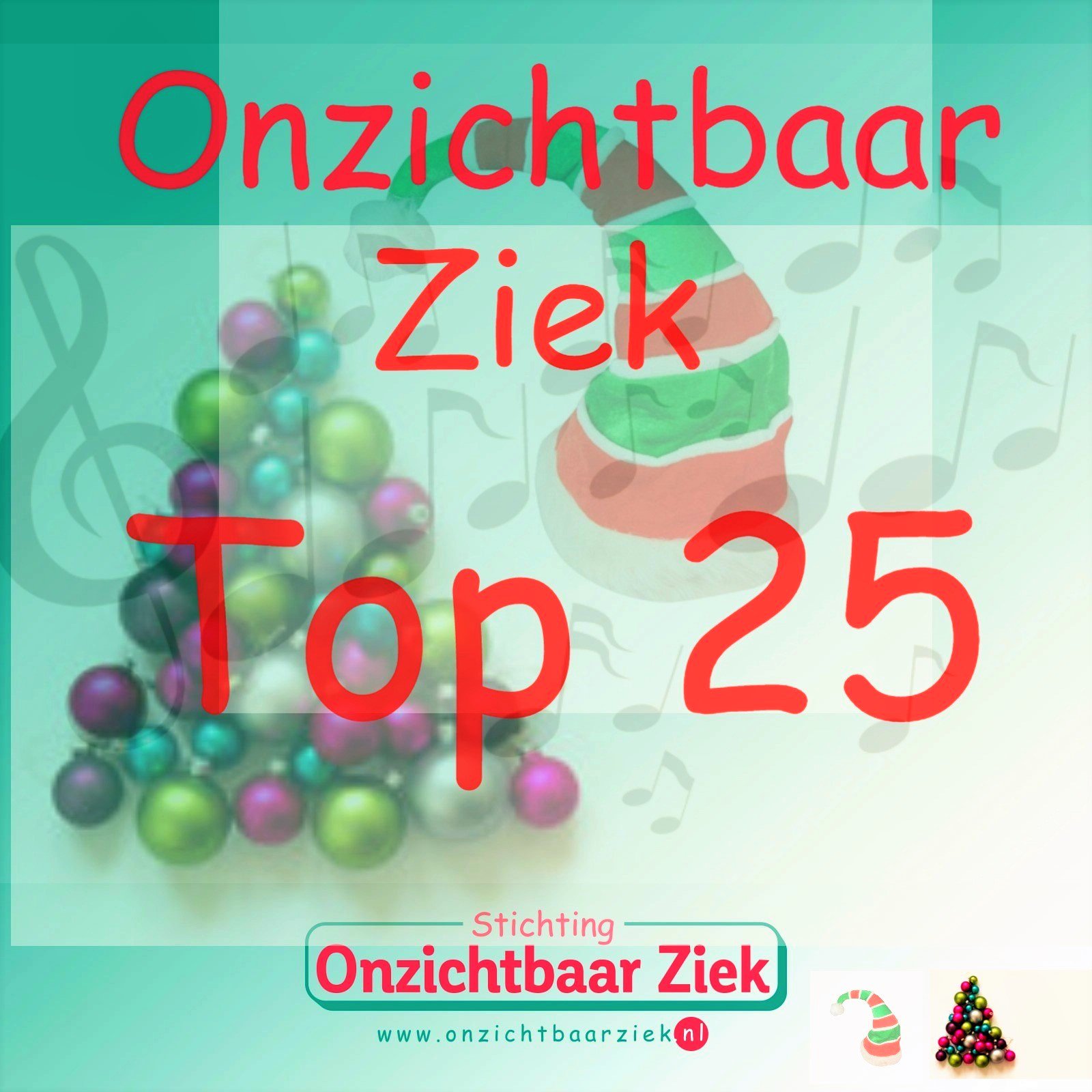 Stembus voor de Onzichtbaar Ziek Top 25 is geopend!